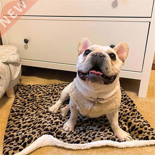 Soft Flannel Thickened Pet Christmas Elk Pad Pet Blanket Bed