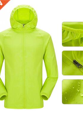 2021 Men Women Raincoat Hiking Travel Waterproof Windproof J
