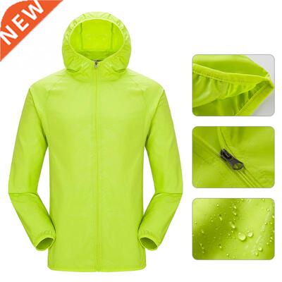 2021 Men Women Raincoat Hiking Travel Waterproof Windproof J