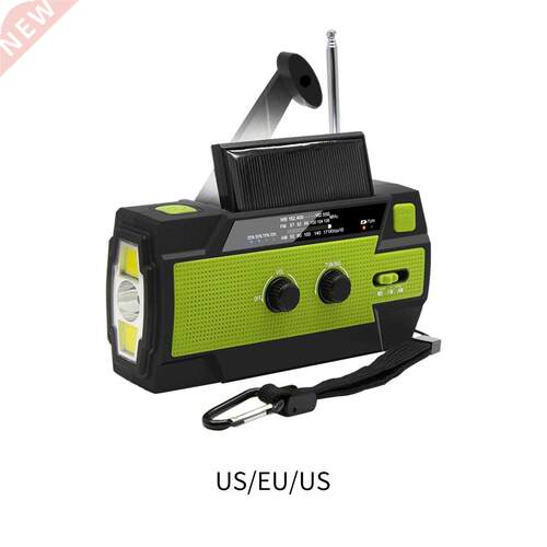 Emergency Solar Hand Crank Weather Radio FM/AM Battery