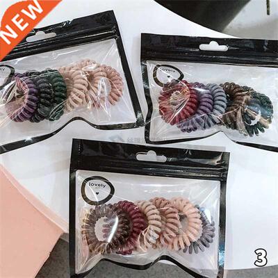 High Elasticity Telephone C Hairbands Wo Spiral Hair Ties Gi