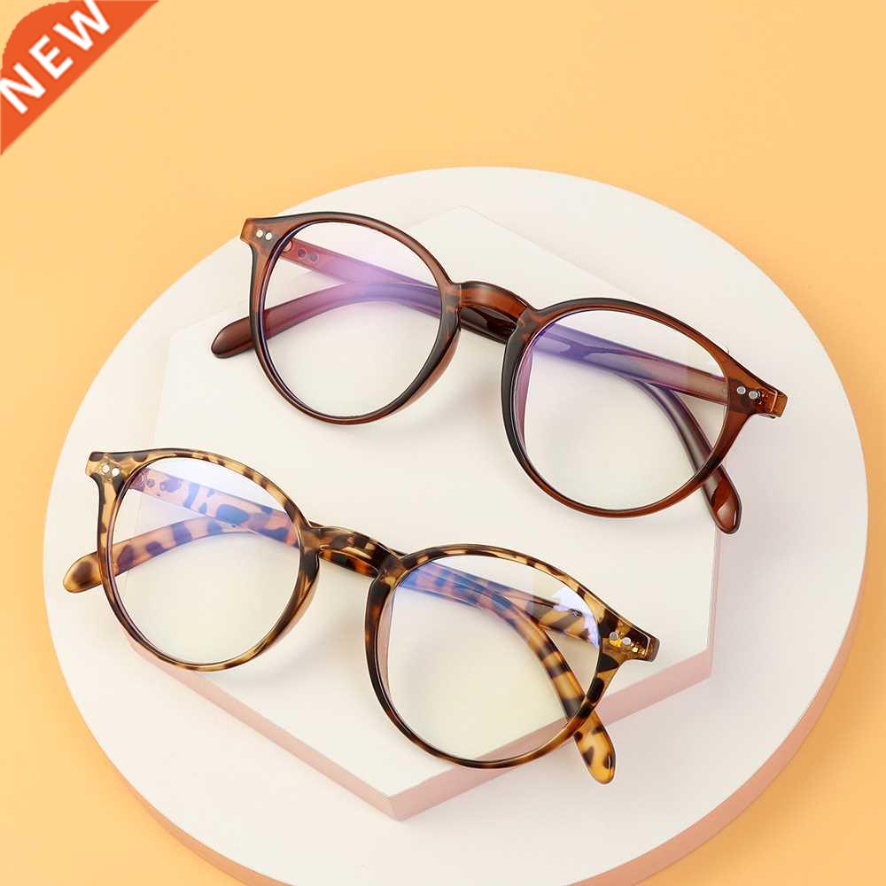 1PC Fashion Anti Blue Rays Eyeglasses Retro Round Frame Eyew