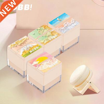 New Cute Mineral Face Loose Powder 4 Colors Waterproof