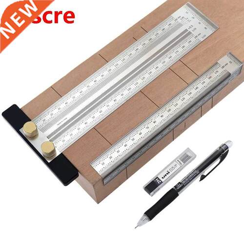 Woodworking T-type Scale Ruler He Ruler High-precision Scr