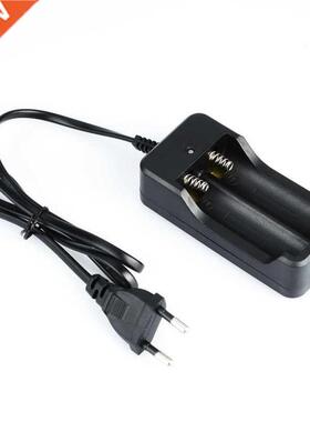 18650 Battery Charger EU Plug 2 Slots Smart Charging Safety