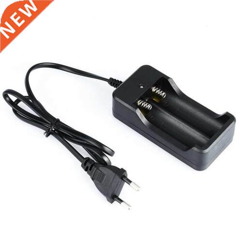 18650 Battery Charger EU Plug 2 Slots Smart Charging Safety
