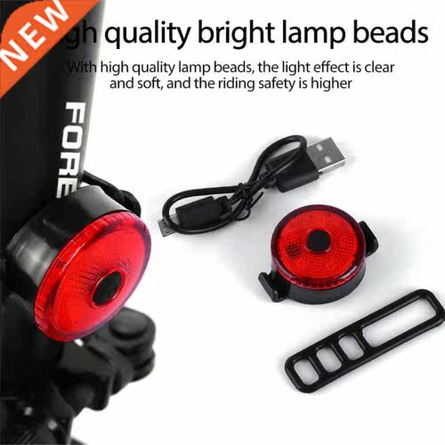 Bike Taillight Waterproof Riding Rear light Led  Modes Usb