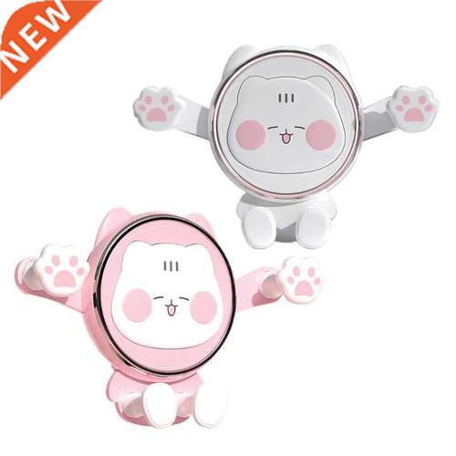 Car Mount for Phone Kitty Cartoon Car Phone Holder Kawaii Ha