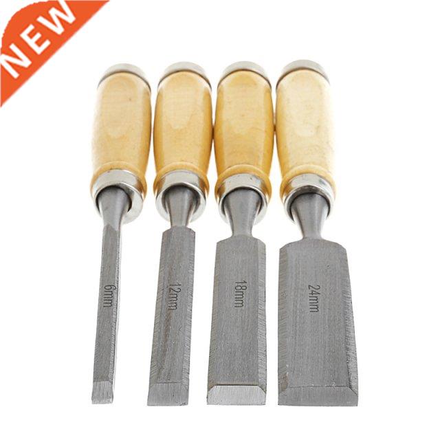 2021 New 4Pcs/Set Wood Sculpture Flat Chisel DIY Woodworking
