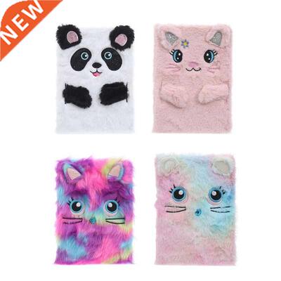 Fluffy Plush Notebook Softcover Planner Notepad Student Note