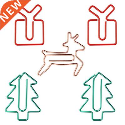 5 Pcs Multi-shaped Paper Clips Cute Cartoon Deer Bookmark Cl