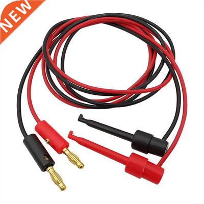 5Par Gold Plated m Banana Plug to to Test Hook Clp Lead