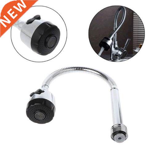 Kitchen Bar Faucet Hose Double Hole Zinc Alloy Water Tap Fau