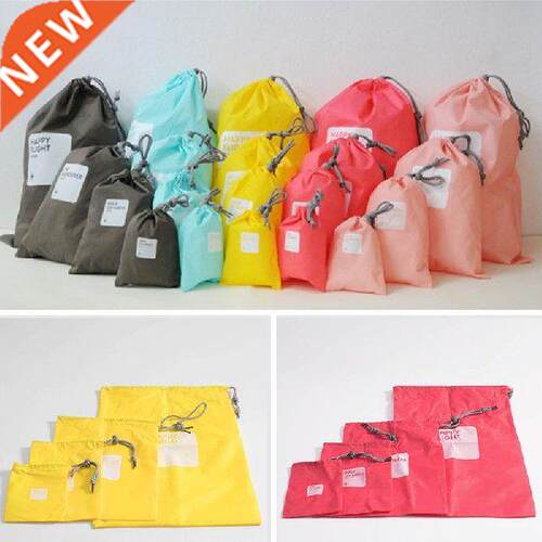 4Pcs Nylon Dustproof Portable Waterproof Travel Accessories