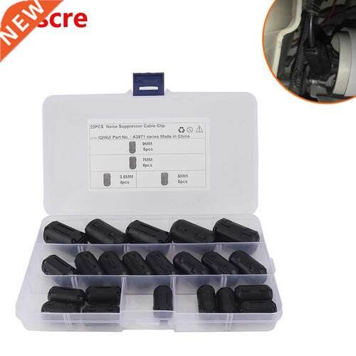 3.5mm/5mm/7mm/9mm Ferrite Clip Ring Suppressor Filters Cable