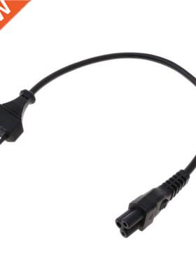Power Adapter Cord EU 2 Pin Male To IEC 320 C5 Micky For Not