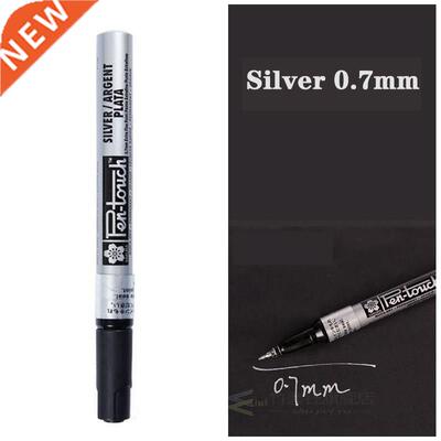 Permanent Metallic Marker Pens White Silver Gold Paint Pen