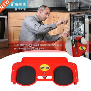 Flooring Knee Silicone Pads with 5 Wheels Rolling Knee Creep