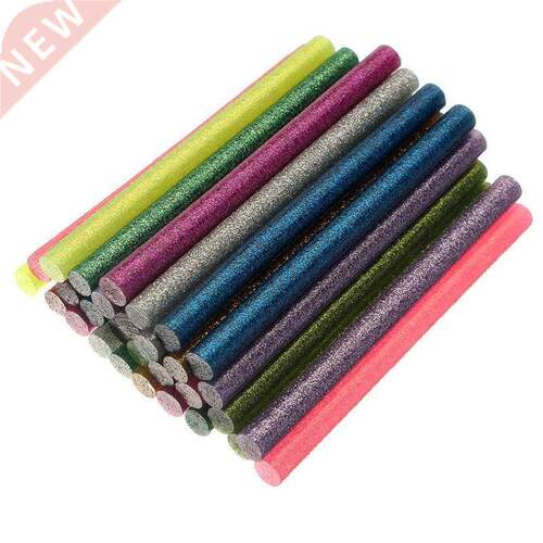 30Pcs/set Colored Hot Melt Glue Sticks 7mm hesive Assorted