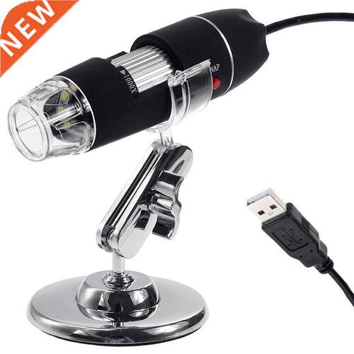 Mega Pixels 200X 500X 800X 1000X 8 LED Digital USB Microscop