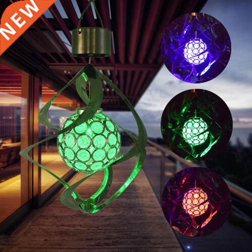 Hot Sale Solar Powered Wind Chimes Light Hanging LED Garden