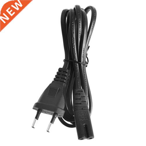 Short C7 To EU European 2-Pin Plug AC Power Cable Lead Cord