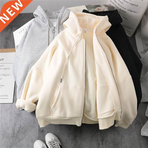 Lazy Plush and Thck Zp-up Autumn And Wnter Fashon Women