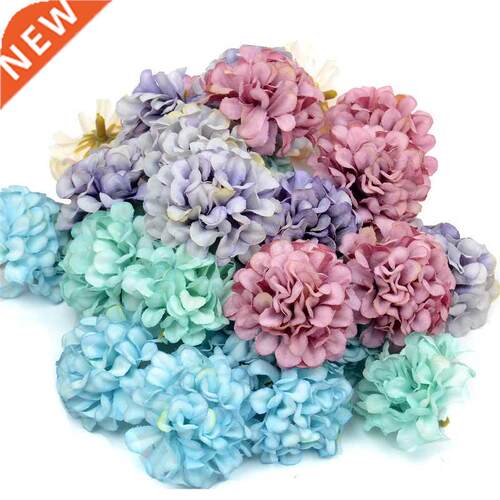 50pcs/lot Cheap Artfcal Flower Slk Hydrangea Head For We