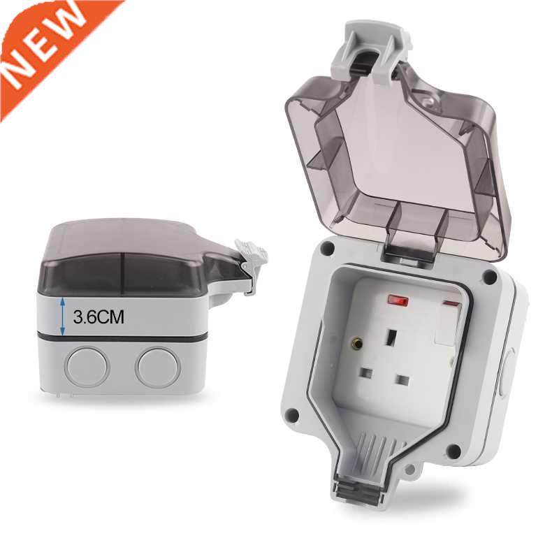 ip66 british standard switched outlet upgraded safer large p