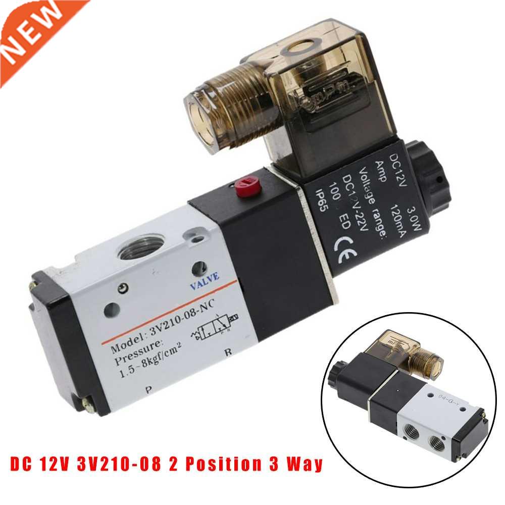 Hot DC 3V210-08 2 Position 3 Way 1/4 PT Air Pneumatic Solen