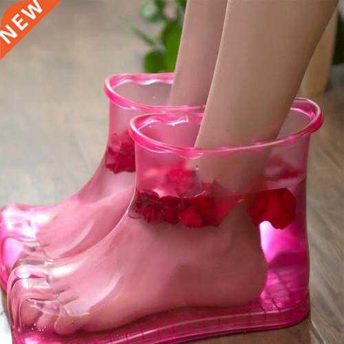 Portable Foot Bath Massage Shoes Feet Relaxation Slipper Acu