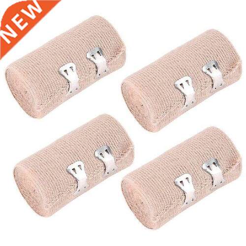 4Pcs Elastic Bandage Wrap Roll 4.5M x 10cm Compression Wrap