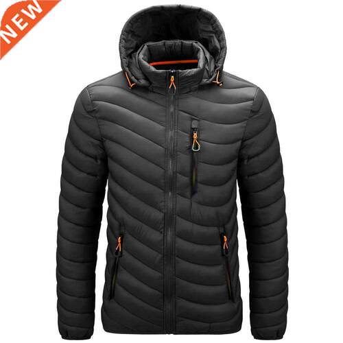 2022 Ultralight Men's Down Brand Clothes Casual Hooded Coats