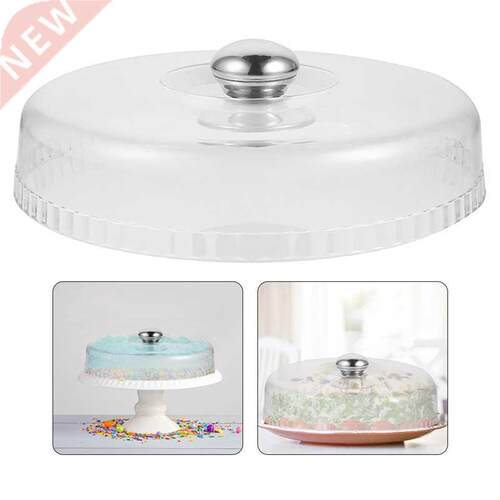 1Pcs Transparent Lid Snack Tray Cover Cake Cover