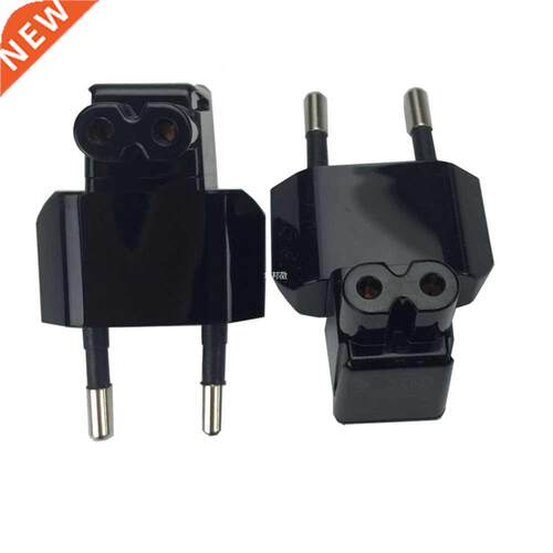 angled EU 2-prong EU 2-pin to figure 8 power cable adapter c