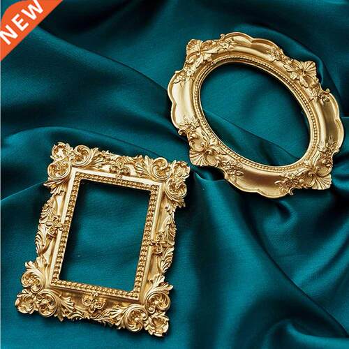 Golden Vintage Photo Frame Photography Backdrop Props ill