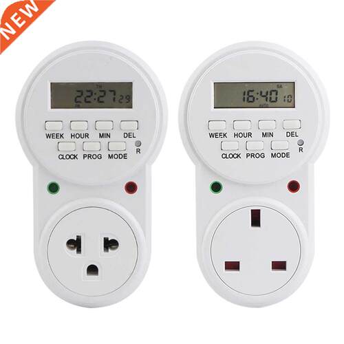 EU /US Plug Power Socket Timer Switch Energy Saving Adjustab