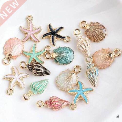 Nice Conch Sea Shell Charms Ocean Pendants Starfish Anklet B