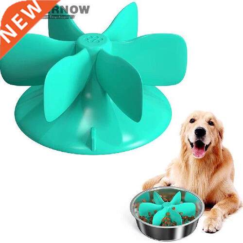 Silicone Dog Cat Slow Feeder Bowl Food Dispenser Slow