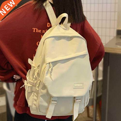 Cute Women ndy Backpack Co Nylon Female Scho Bag Clege