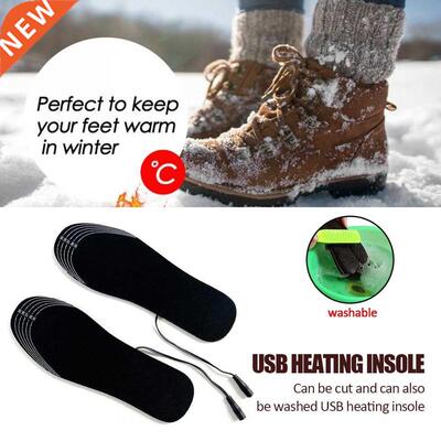 Cn Cut Outdoor Cmping Skiing USB Electric Heting Insoles