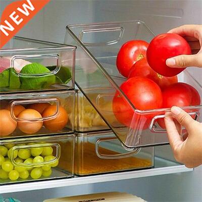 PET Refrigerator Food Storage Containers With Lid Kitchen