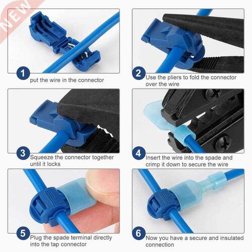 T-tap connectors, auto-decaling electric wire man-made rapid