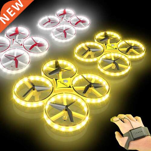 Flying Watch Gesture Control Helicopter UFO RC Drone Hand In