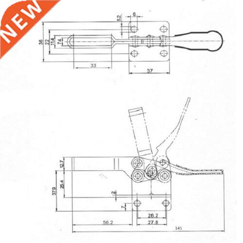 Useful Accessories Horizontal Clamp Hand Tool Fixture Horizo