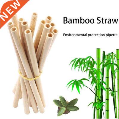 High Quality Natural Bamboo Straws Reusable Party Kitchen