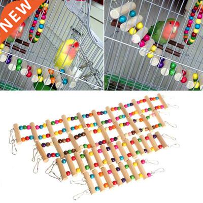 2021 New Birds Swing Wooden Bridge Ladder Climb Cockatiel Pa