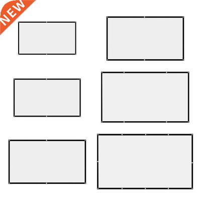 16:9 Simple Projector Curtain 60 72 84 100 120 150 inch Port