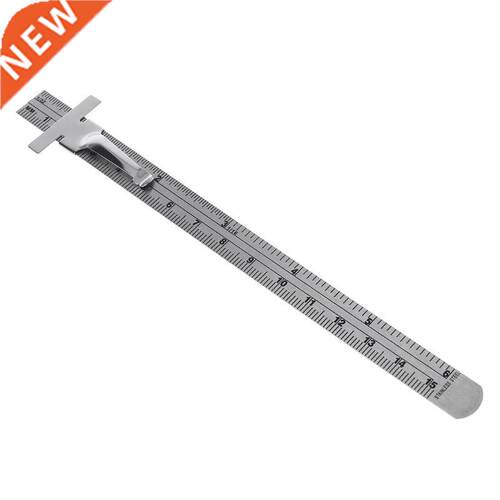 6 inch Stainless Steel Pocket Rule Handy Ruler with inch 1/3