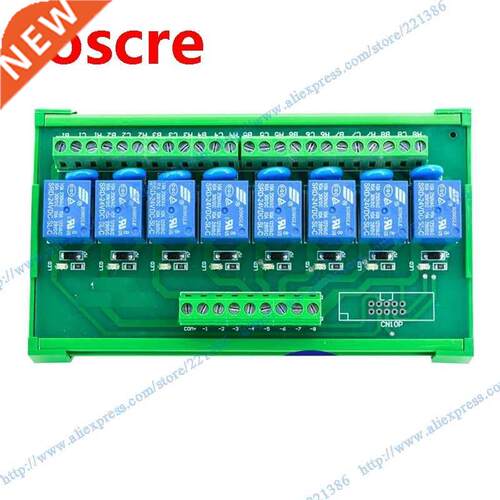 8 channels 3V 10A DIN rail mount Relay Module driver board o